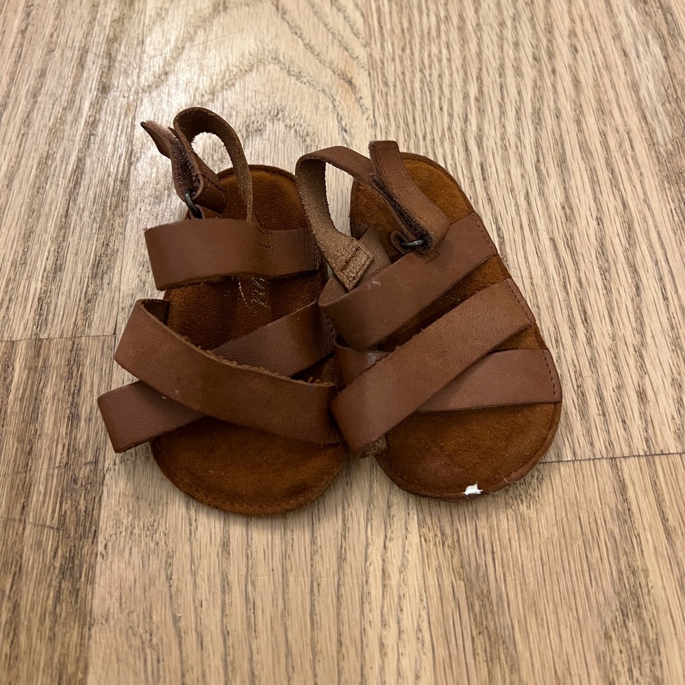 Bonpoint leather baby sandals